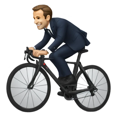 macron en velo sticker