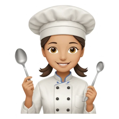  woman Chef with Spoon sticker