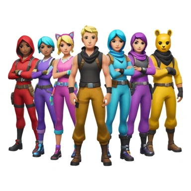 Fortnite the game sticker