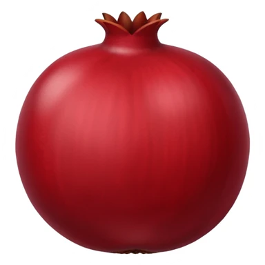 ripe, dark pomegranate sticker