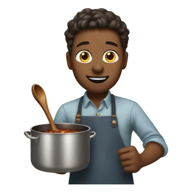 Stirring the pot sticker