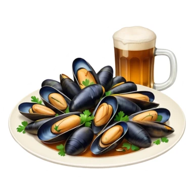 cozze con birra peroni sticker