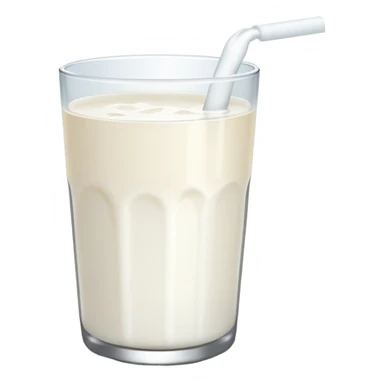 white glass of milk spill on floor sticker