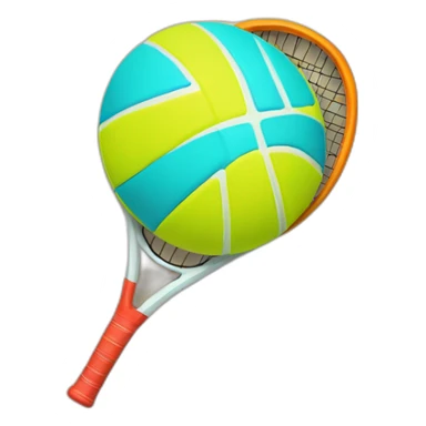 beach tennis sticker
