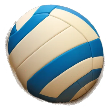 volleyball ball in sand sticker