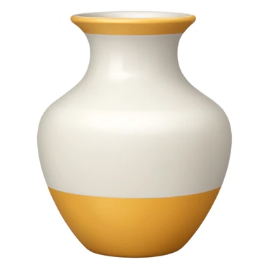 vaso branco sem flores sticker