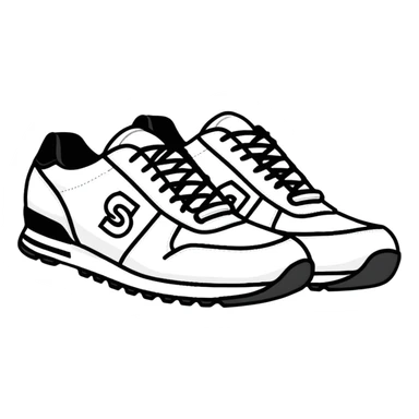 pair of trainers sticker