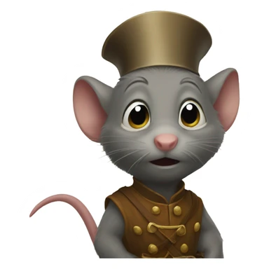 rat being observed by dwarf sticker