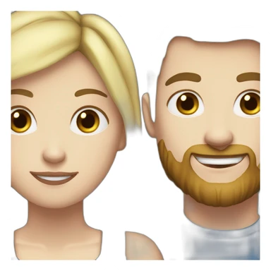 White Girl and white guy on a blue MT09 sticker