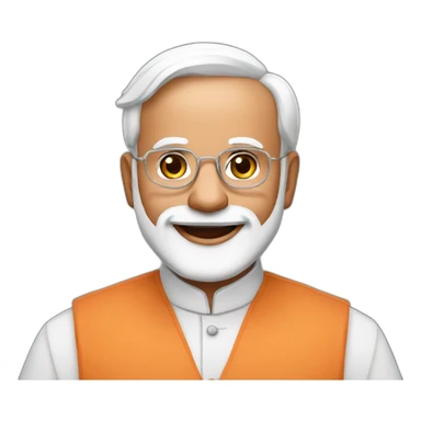 narendra-modi-happy sticker