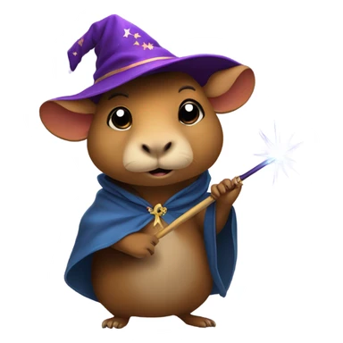 capybara wizard sticker