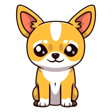 disappointed chihuahua sticker