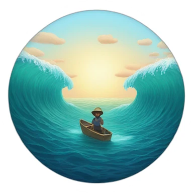 finding a ocean sticker