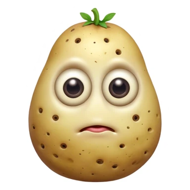 many eyeballs potato creature  sticker