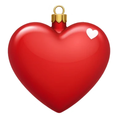 Heart cute xmas sticker