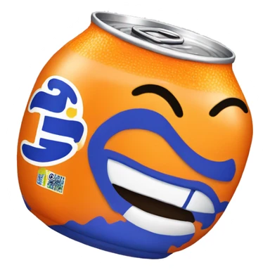 Fanta can sticker