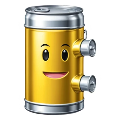 Jeff Koons style spam can boot sculpture  sticker