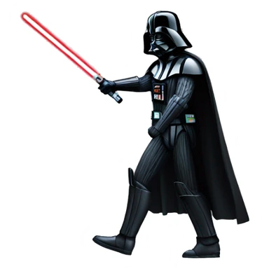 darth Vader walking left sticker