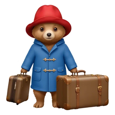 Paddington bear sticker