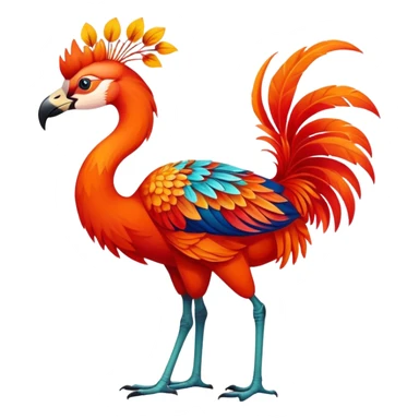 Colorful exotic tropical floral Falvie-Fionbri, full body sticker