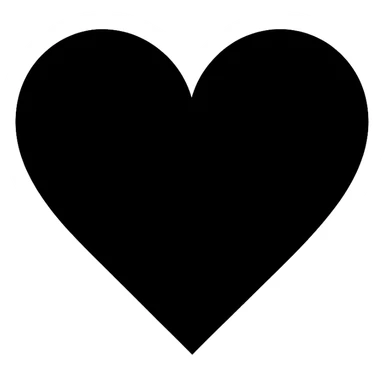 black white heart , remove background sticker