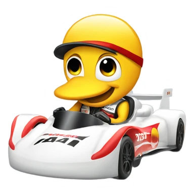 Pato Oward racing car sticker