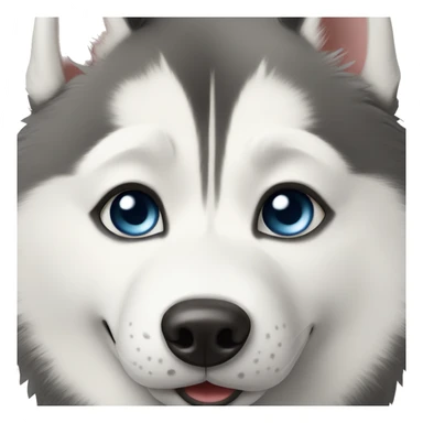 siberian husky sticker
