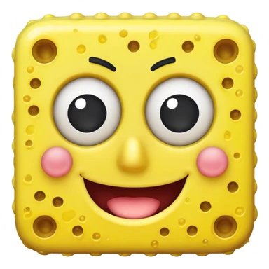 Bon l’éponge en entier sticker