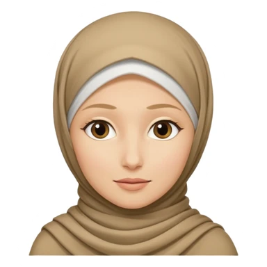 Hijab blond sticker