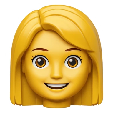 Lego Girl Head sticker