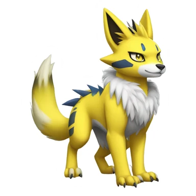 Lombax-Zeraora-Renamon full body sticker