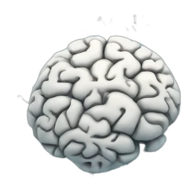 Frozen Brain with a snow flake sticker