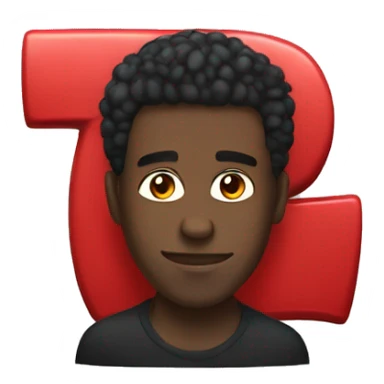 Black guy hanging out of hellcat  sticker