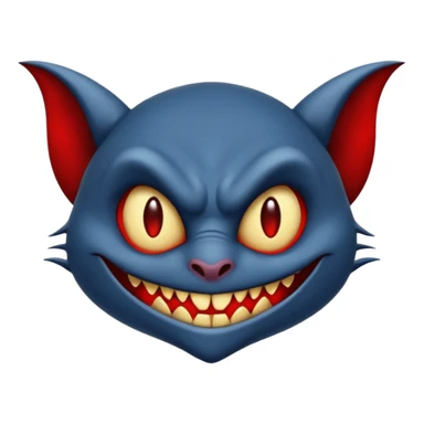 O inima mov,cu trecere spre albastru deschis si coada de drac! sticker