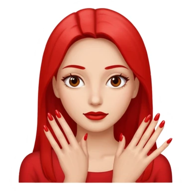 Baddie with nails sticker