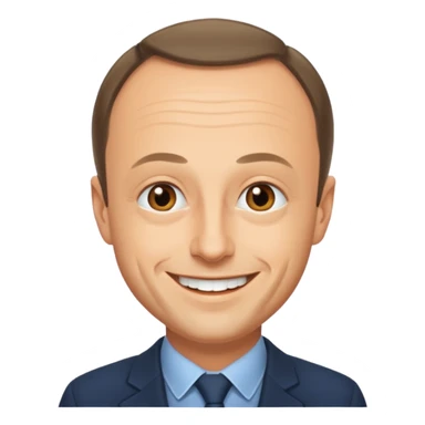 Friedrich Merz emoji, smiling sticker
