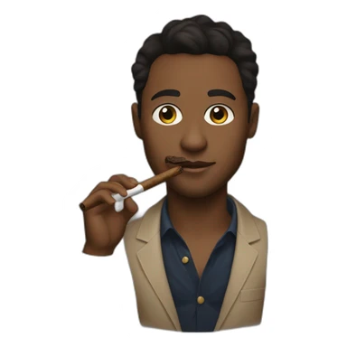 Tristan Tate, rich, smoking cigar, sticker