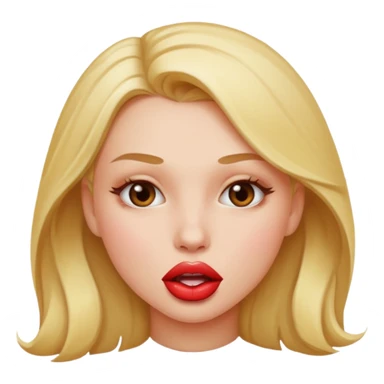 Sexy Girl lip biting sticker