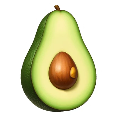 Whole avocado sticker