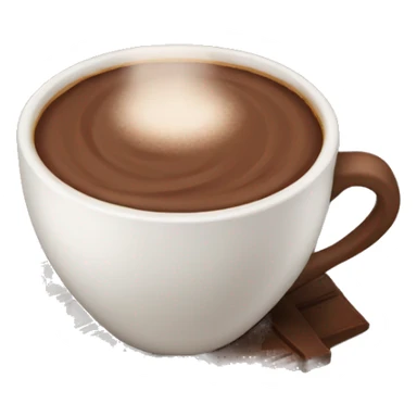 New Year's cup of cocoa sticker