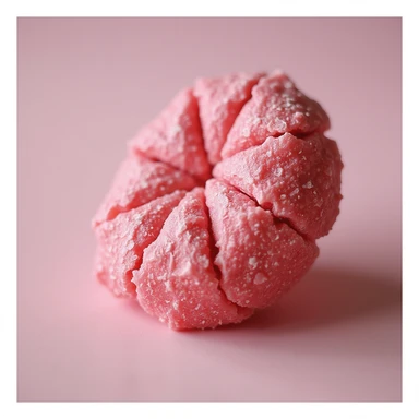 realistic pink licorice, photorealistic style sticker