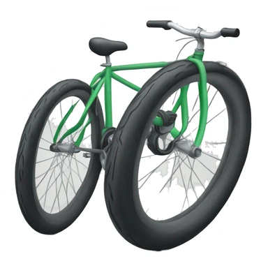 bicycle fat inflated tires sticker