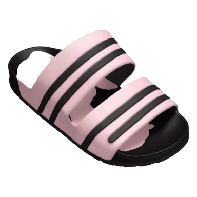 adidas adilettes sandals comfort pink cloud and black sticker
