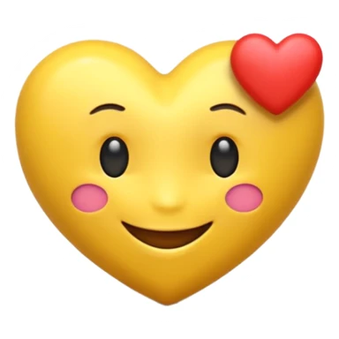 emoji amoureux en 3D ultra HD 4K sticker