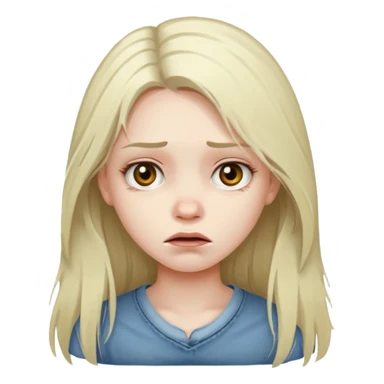 A girl choking herself sticker