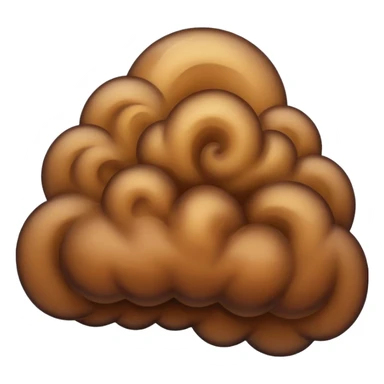 brown cloud sticker