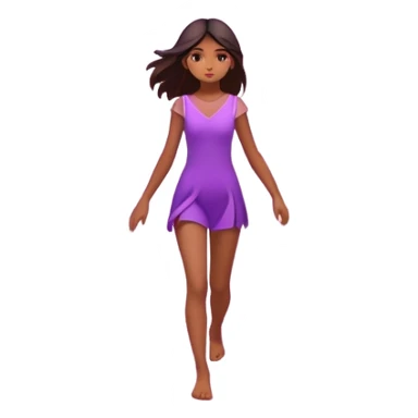 
A small figure walks across a glowing bridge, holding soft pink and purple orbs in each hand—symbolizing compassion and forgiveness. A gentle heart aura trails behind them, showing healing in motion. sticker