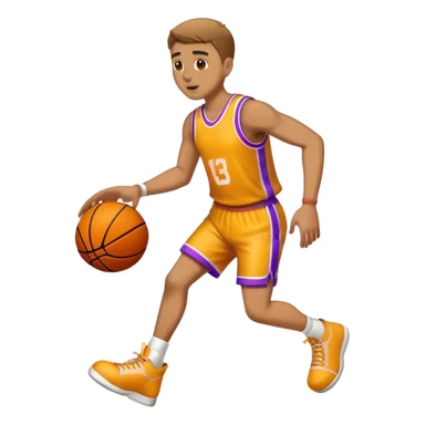 gay man play basketb sticker