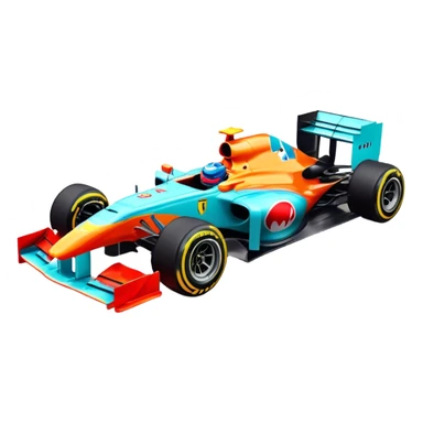 Create an image with a formula 1 car for the ctr-c function sticker
