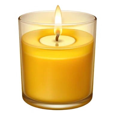 Vela aromática no copo sticker